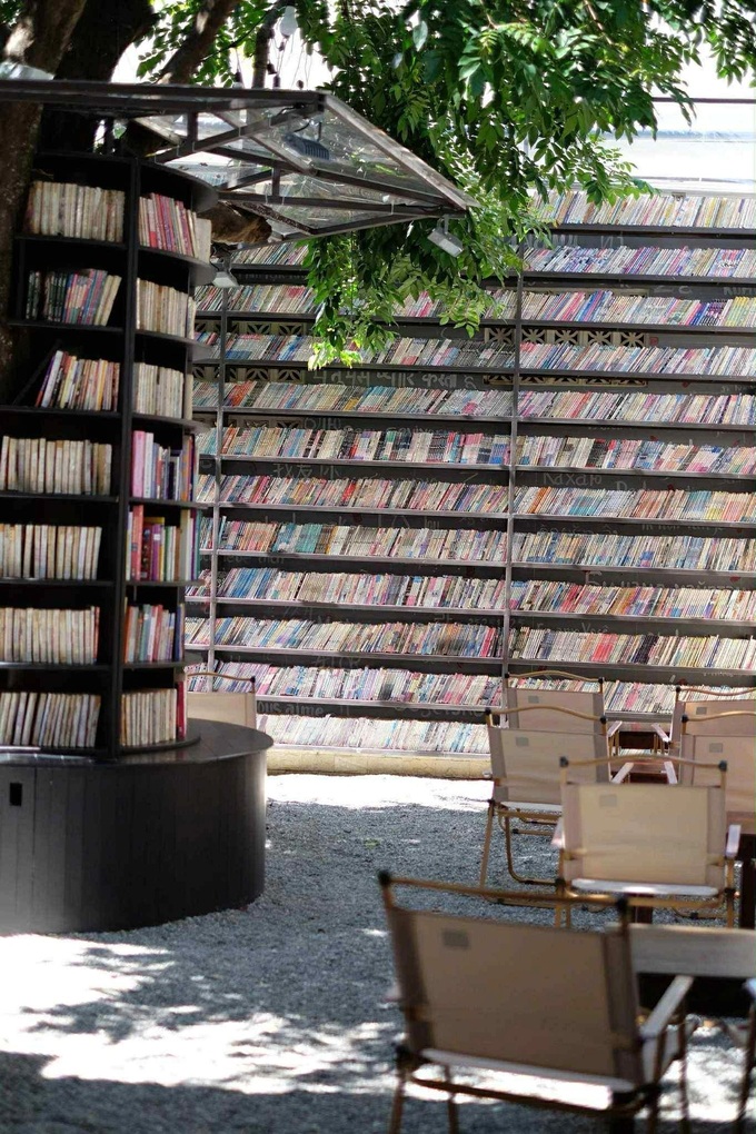 Book-themed cafe in Quang Ngai draws young reading enthusiasts - 1 Book-themed cafe in Quang Ngai draws young reading enthusiasts - 1