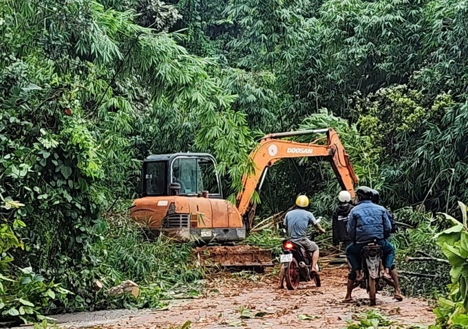 Landslides paralyse mountain pass linking Dalat and HCM City - 1 Landslides paralyse mountain pass linking Dalat and HCM City - 1