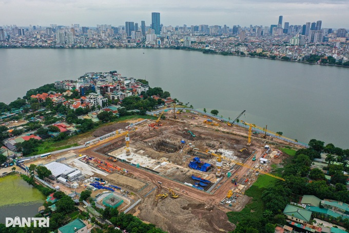 Work accelerates on Hanoi Opera House project by West Lake - 1