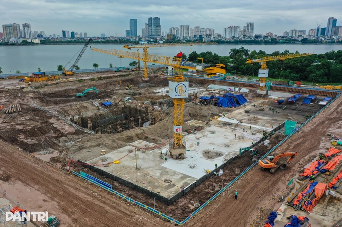 Work accelerates on Hanoi Opera House project by West Lake - 7
