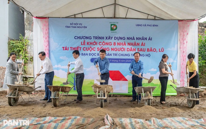 Dantri/Dtinews builds eight houses for poor families in Thai Nguyen - 1 Dantri/Dtinews builds eight houses for poor families in Thai Nguyen - 1
