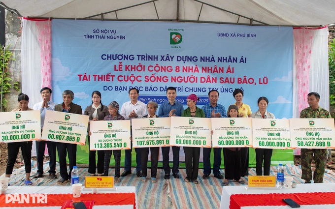 Dantri/Dtinews builds eight houses for poor families in Thai Nguyen - 2 Dantri/Dtinews builds eight houses for poor families in Thai Nguyen - 2