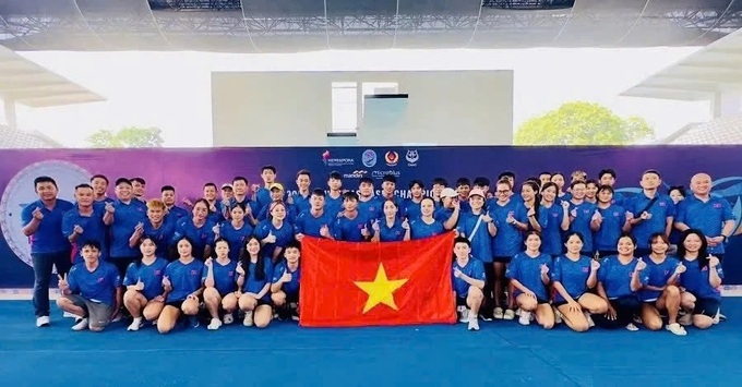 Vietnamese finswimmers bag 16 gold medals at SEA championship - 1 Vietnamese finswimmers bag 16 gold medals at SEA championship - 1