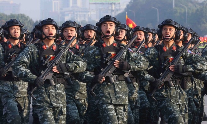 Security forces stage rehearsal for 14th National Party Congress - 2