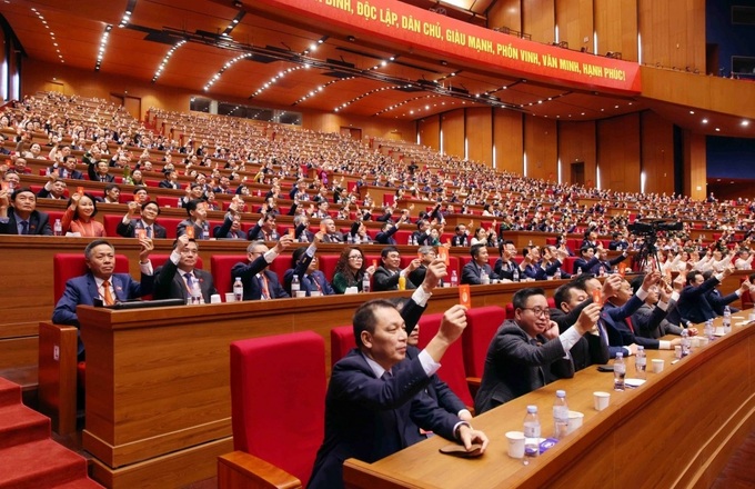 Vietnam Party Congress adopts Resolution charting vision to 2045 - 1