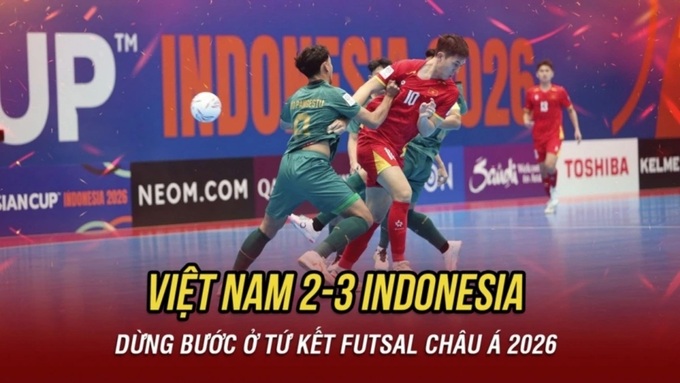 Vietnam bow out in Asian Futsal Cup 2026 after loss to Indonesia - 1