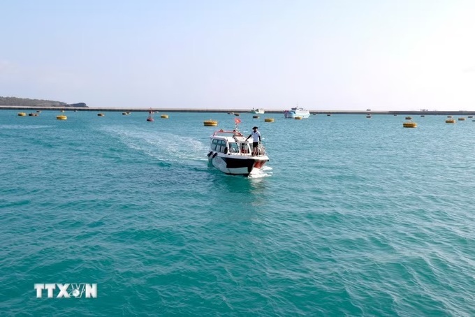 Storm shelter port opened on Phu Quy Island - 1