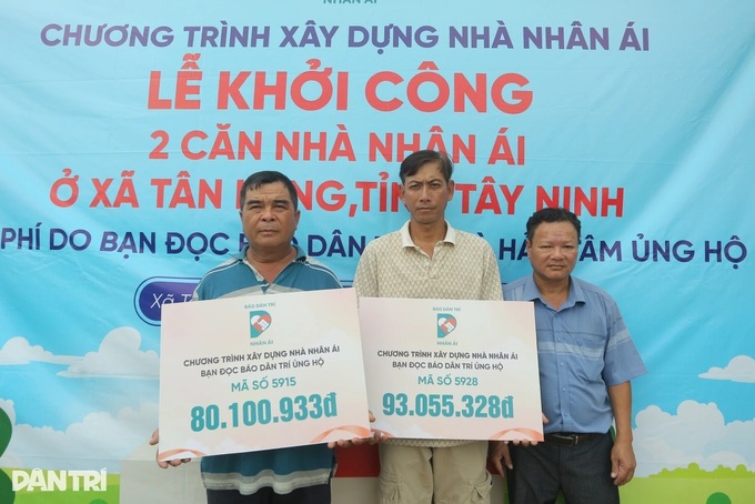 Charity houses launched for disadvantaged families in Tay Ninh - 1