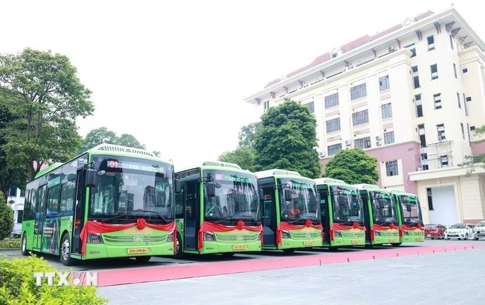 Thai Nguyen launches its first electric bus service - 1