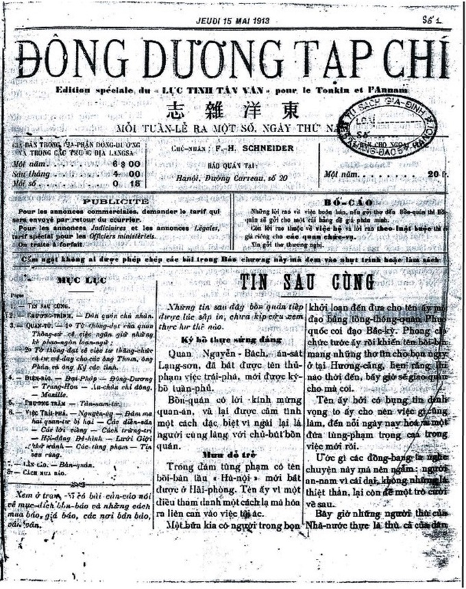Những tờ báo và nhà báo đầu tiên của Việt Nam - 4