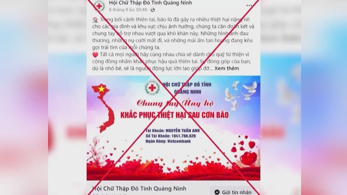 Cảnh giác với tin giả về bão lũ, thiên tai - 1 Cảnh giác với tin giả về bão lũ, thiên tai - 1