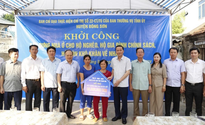 Thanh Hóa: Hoàn thành Chương trình xóa nhà tạm, nhà dột nát - 1 Thanh Hóa: Hoàn thành Chương trình xóa nhà tạm, nhà dột nát - 1
