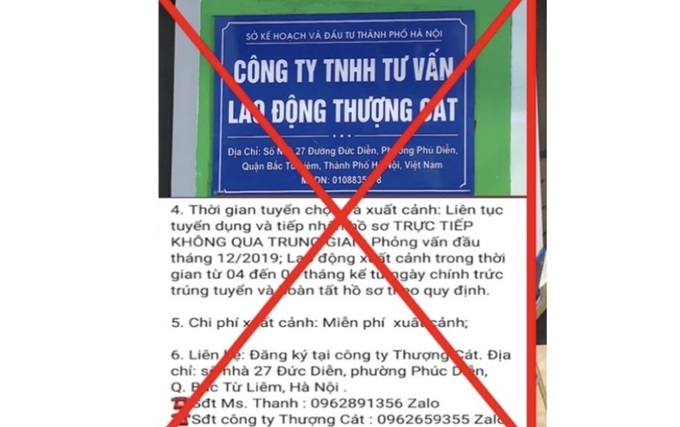 Cảnh giác thủ đoạn lừa đảo xuất khẩu lao động trên không gian mạng - 1 Cảnh giác thủ đoạn lừa đảo xuất khẩu lao động trên không gian mạng - 1