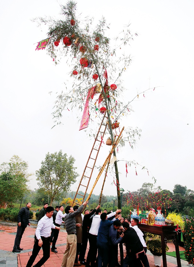Cây nêu ngày tết - nét đẹp văn hóa tâm linh người Việt - 2