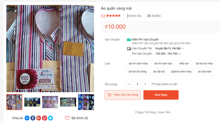 Bất chấp tháng cô hồn, những vật phẩm cứ chào hàng là bán hết sạch - 2