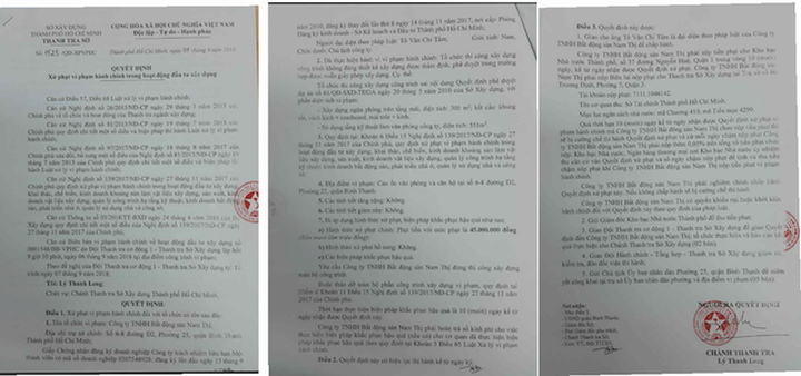 Bị phạt 45 triệu đồng tự ý vẽ công năng tầng mái cao ốc