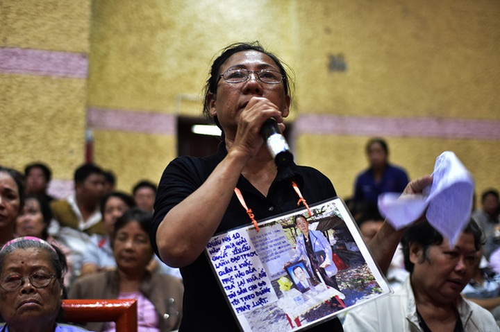 Cử tri Nguyễn Thị Kim Phượng mong muốn được trở về nơi ở cũ