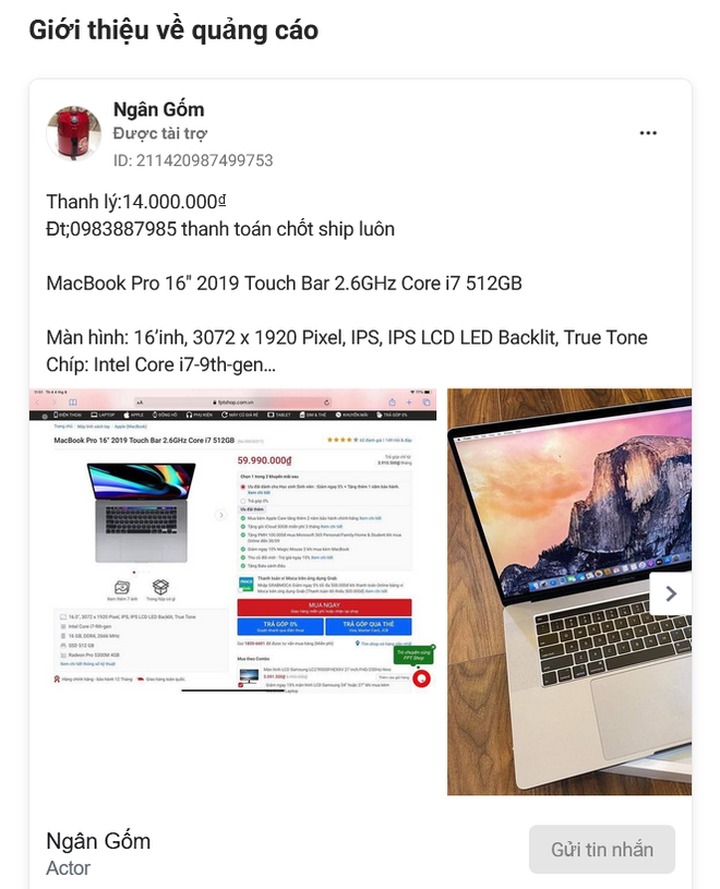 Bị tố lừa đảo, Facebooker Ngân Gốm vẫn tiếp tục đăng bài, chạy quảng cáo - 2