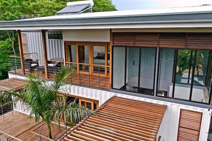 Biệt thự hơn 400 m2 được ghép từ 5 chiếc container - 2