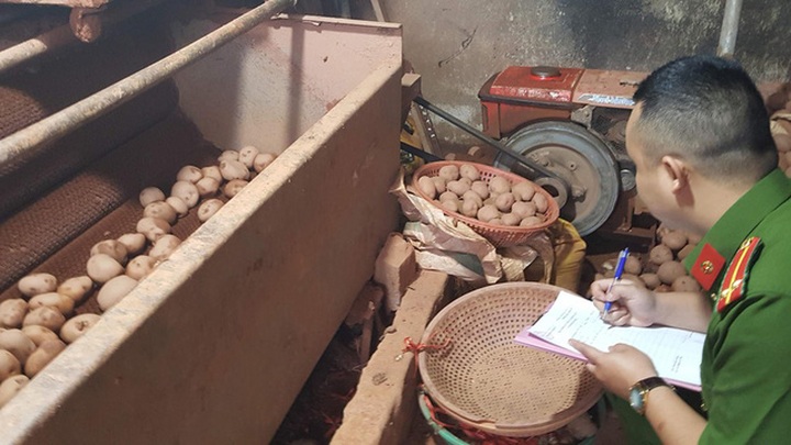 Một vụ gian lận về xuất xứ hàng hóa khi khoai tây Trung Quốc lấy mác khoai tây Đà Lạt để tuồn ra thị trường.