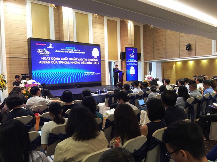 Theo các nhà quản lý kinh tế thì ASEAN đang là một thị trường đầy tiềm năng và màu mỡ nhưng cũng tiềm ẩn sự cạnh tranh khốc liệt. Ảnh: Đại Việt