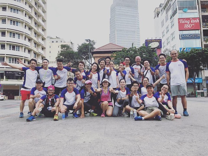 Buổi chạy kết nối tinh thần teamwork cao