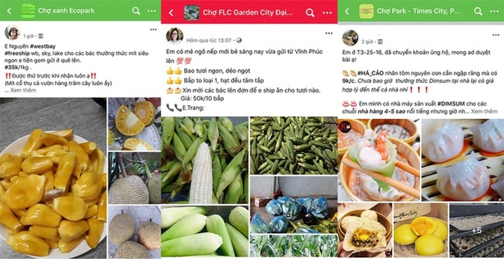 Chợ online chung cư lên ngôi trong mùa dịch Covid-19 - 1
