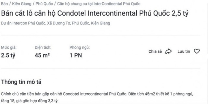 Condotel ồ ạt rao bán cắt lỗ ngày cận Tết Tân Sửu 2021 - 1