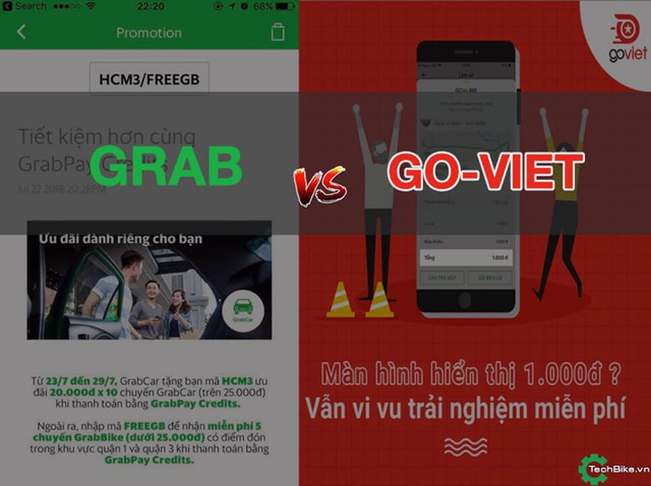 Sự xuất hiện của GO-VIET cũng sẽ khiến các ông lớn trong lĩnh vực gọi xe công nghệ phải e dè. Ảnh: Internet.