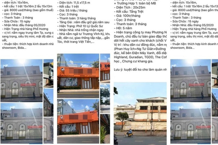 Đua nhau cho thuê nhà mặt phố: Mặt bằng dưới đất, giá vẫn trên trời! - 1