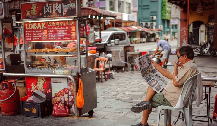A street vendor in Kuala Lumpur. File photo