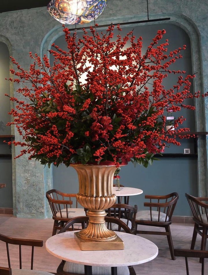 Giới nhà giàu Việt đốt hàng chục triệu đồng mua đào đông đỏ chơi Tết - 2