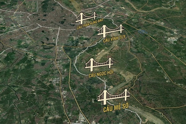 Hà Nội đầu tư loạt cầu nghìn tỷ qua sông Hồng, giá đất nơi nào hưởng lợi? - 1