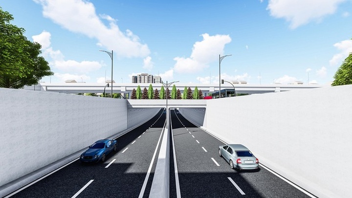 Hà Nội làm hầm chui Lê Văn Lương - Vành đai 3 với 10 làn xe - 1