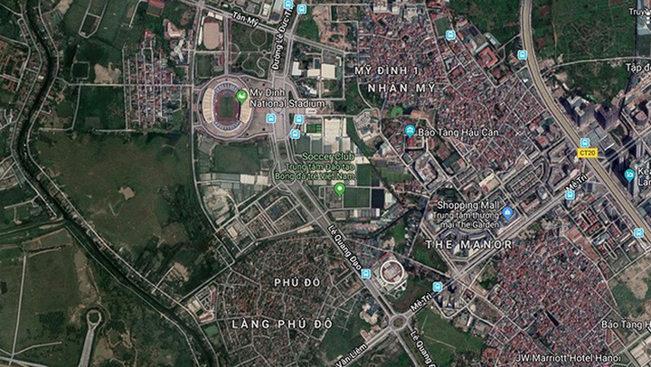 Khu vực Mỹ Đình hiện tại