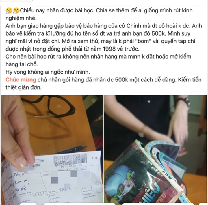 Không đặt mua hàng, cô hiệu trưởng mất nửa triệu đồng cho mớ... giẻ lau, giấy lộn - 1