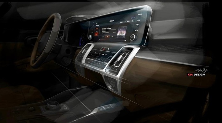 Kia công bố hình ảnh nội thất Sorento thế hệ mới - 5
