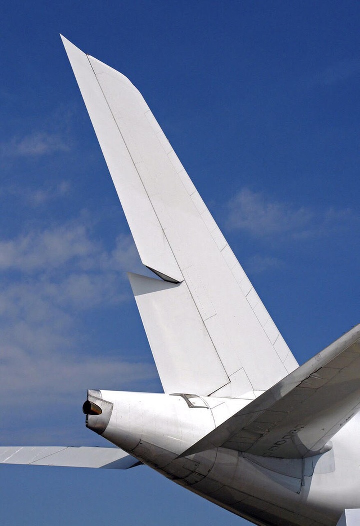 Phần đuôi của chiếc máy bay gặp sự cố tối 29/11