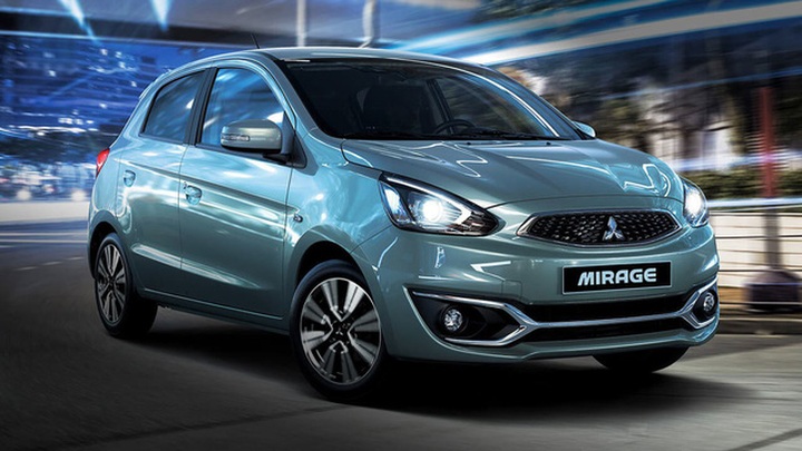 
Mẫu xe cỡ nhỏ Mitsubishi Mirage tăng giá nhẹ.
