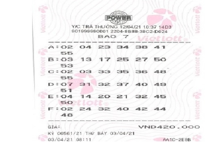 Nam nhân viên văn phòng ẵm độc đắc khủng gần 142 tỷ đồng - 2