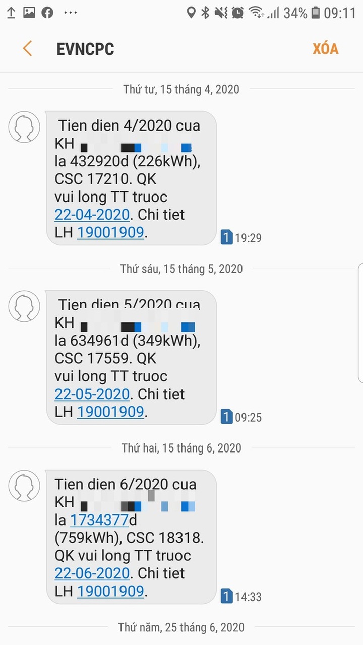 Ngành điện lực lên tiếng về hóa đơn của hơn 1.700 hộ tăng cao tới 300% - 1