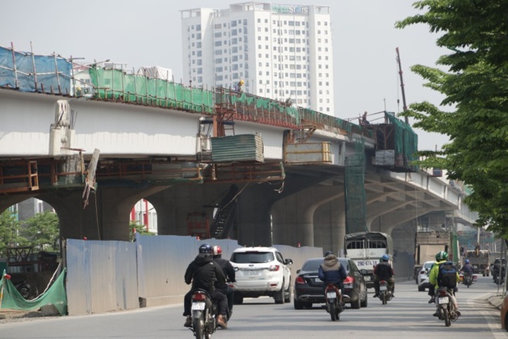 Ngày 30/9 thông xe đường trên cao Mai Dịch - Nam Thăng Long - 11