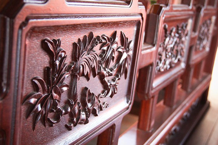 
Để thực hiện xong căn nhà, ngoài những thợ phụ, ông Lân phải thuê 30 thợ chính, giỏi trong cả nước về làm trong hơn 3 năm.
