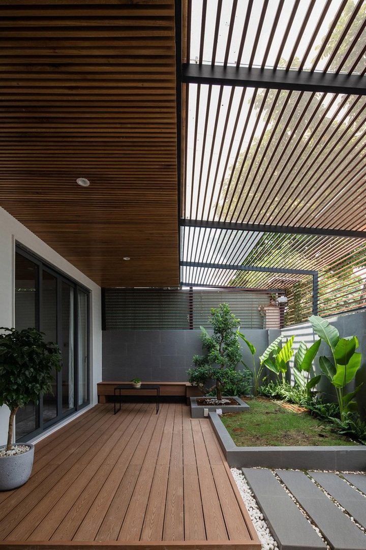 Nhà cũ bí bách ở Kiên Giang lột xác bằng cách... cắt đôi không gian - 5