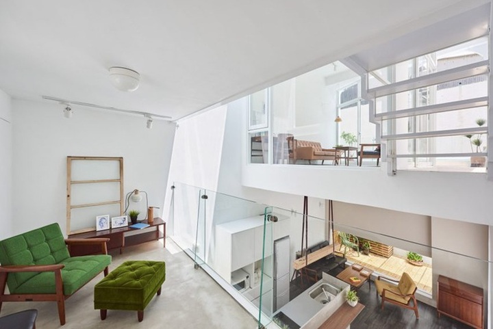 Nội thất đẹp của căn nhà 36 m2 bên ngoài hoài cổ, bên trong hiện đại - 4