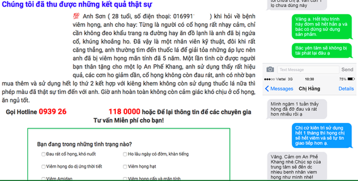 Các hành vi quảng cáo sai quy định, thổi phồng công dụng thực phẩm chức năng giống như thuốc hiện đang rất khó kiểm soát