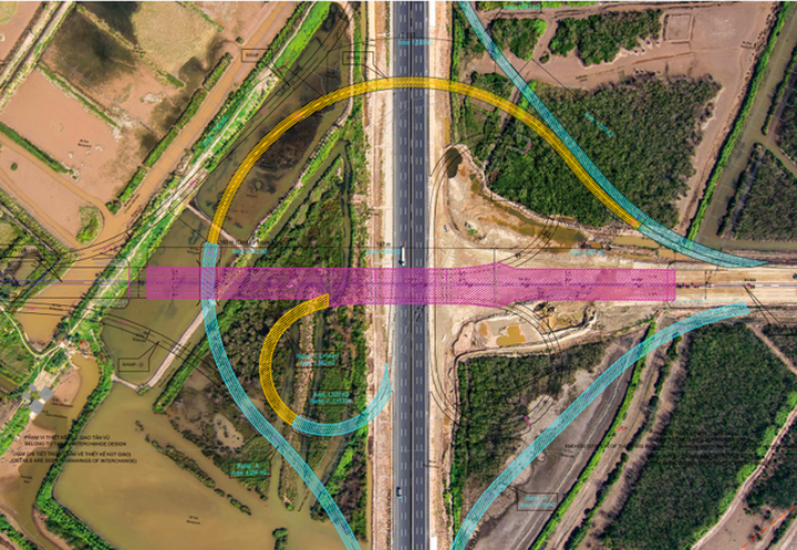 Phối cảnh nút giao Tân Vũ kết nối liên thông với cầu vượt biển dài nhất Việt Nam và cao tốc Hà Nội - Hải Phòng