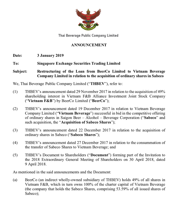 Sabeco chính thức trở thành công ty ngoại, Việt Nam giảm 5 tỷ USD nợ nước ngoài - Ảnh 1.