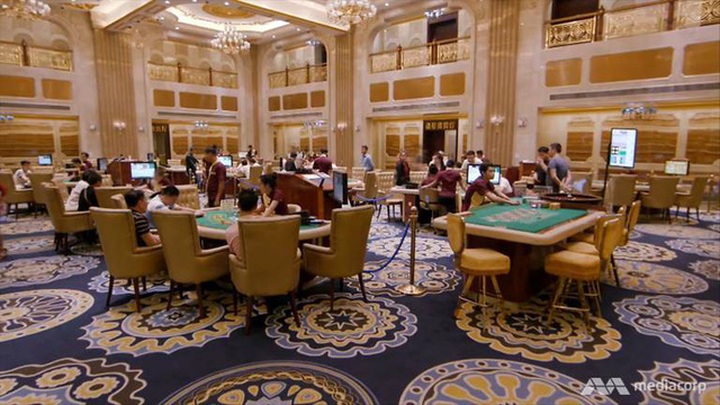 Các sòng bài Trung Quốc tạo nhiều việc làm cho người dân địa phương ở Campuchia. (Ảnh: Media Corp)