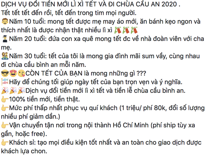 Sốt đổi tiền 29 Tết: Quảng cáo phí thấp nhất thị trường nhưng giá thực... cắt cổ! - 2